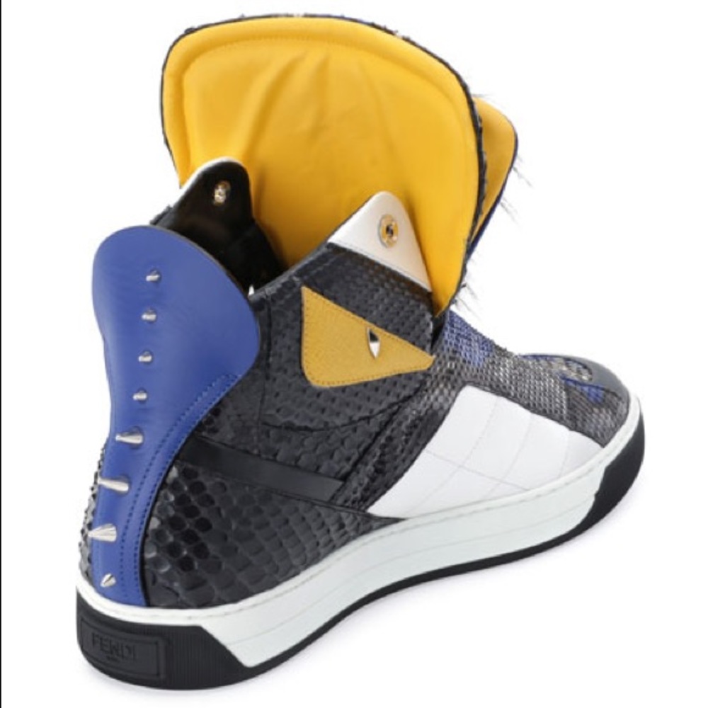Fendi Men's Monster Python Leather High-Top ! - image 3